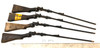 Lot 22: 4 x Enfield No1 MKIII DP Barreled Receivers with Cut Barrels (FFL Required)