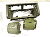 230909-03:  Original WW2 dated Basket Drum and Carrier Set  (Yugo Repainted)  (SHIPS FREE in Lower 48)
