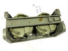 230909-08:  Original WW2 dated Basket Drum and Carrier Set  (Yugo Repainted)  (SHIPS FREE in Lower 48)