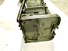 230909-15:  Original WW2 dated Basket Drum and Carrier Set  (Yugo Repainted)  (SHIPS FREE in Lower 48)