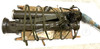 Lot: Demilled US M20 Super Bazooka with Inert Rocket and Packboard