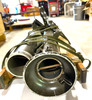 Lot: Demilled US M20 Super Bazooka with Inert Rocket and Packboard