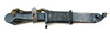 East German AK Bayonet, Frog, Scabbard With Rubber Insulator 