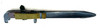 Early AK-47 Type 1 Bayonet with Scabbard