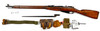 Nagant Rifle Dated 1943 with Matching Numbers and Accessories - SHIPS FREE