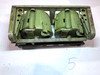 251119-05:  Original WW2 dated Basket Drum and Carrier Set  (Yugo Repainted)  (SHIPS FREE in Lower 48)