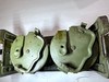 251119-05:  Original WW2 dated Basket Drum and Carrier Set  (Yugo Repainted)  (SHIPS FREE in Lower 48)