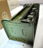 251119-07::  Original WW2 dated Basket Drum and Carrier Set  (Yugo Repainted)  (SHIPS FREE in Lower 48)