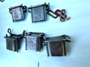 Lot: 5 x US WW2 Pattern Scabbard Locket "E-US" and "US" marking