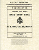 U.S. - Model 1914 / Model 1917 Rifle - Base Shop Data - WW2 Military Issue