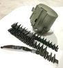 Lot 260918-07:  Original MG34/MG42 Basket Drum with Oddly Placed Marking, Belt, and Tab Set