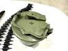 Lot 260918-07:  Original MG34/MG42 Basket Drum with Oddly Placed Marking, Belt, and Tab Set