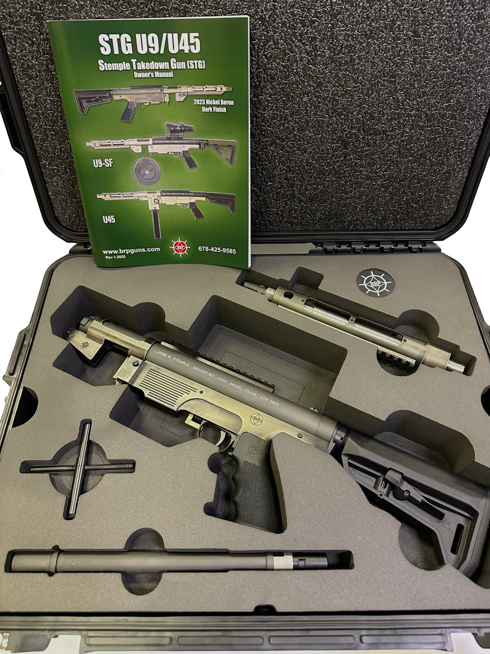Stemple Takedown Gun (STG) U45/U9SF Package with Suppressor - BRP CORP