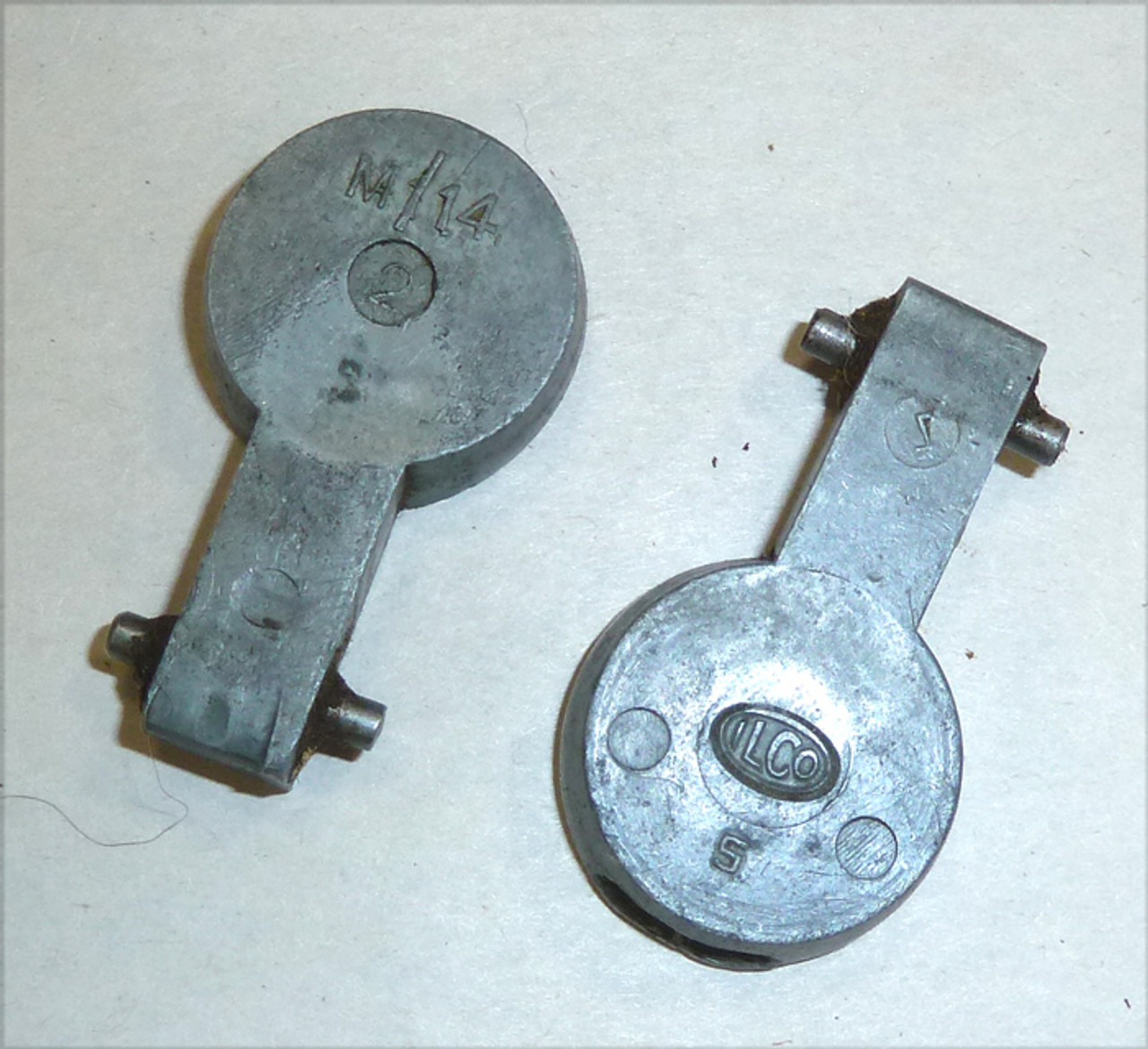 46: No1 & No4 Trap, butt plate (alloy) with pin