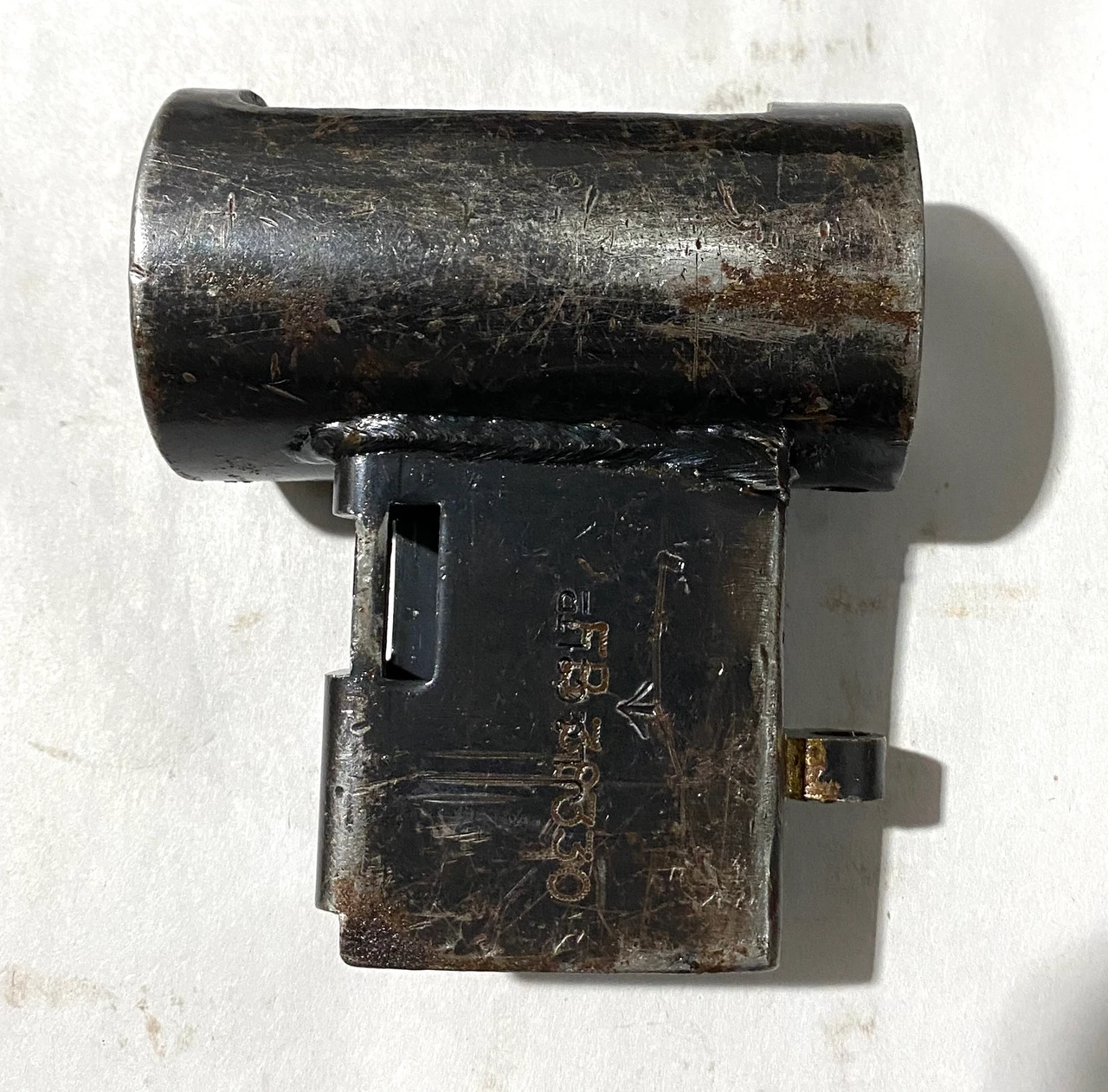 STEN MK2 Magazine Housing  - British - (MINOR BENDS, FAIR)