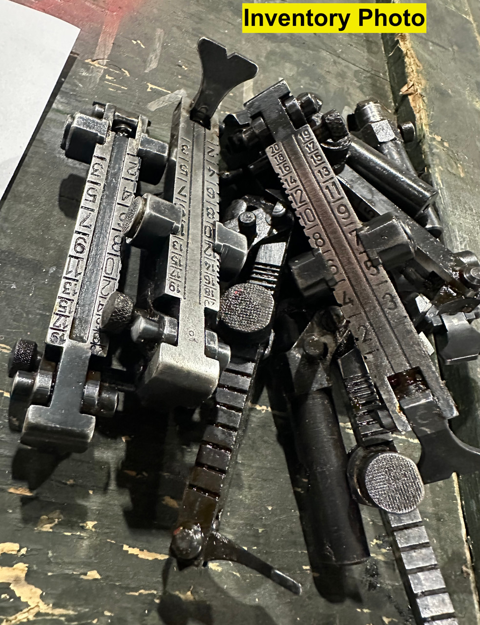 MG42/53 Rear Sight Assembly, 8mm (mixed German & Yugo markings)