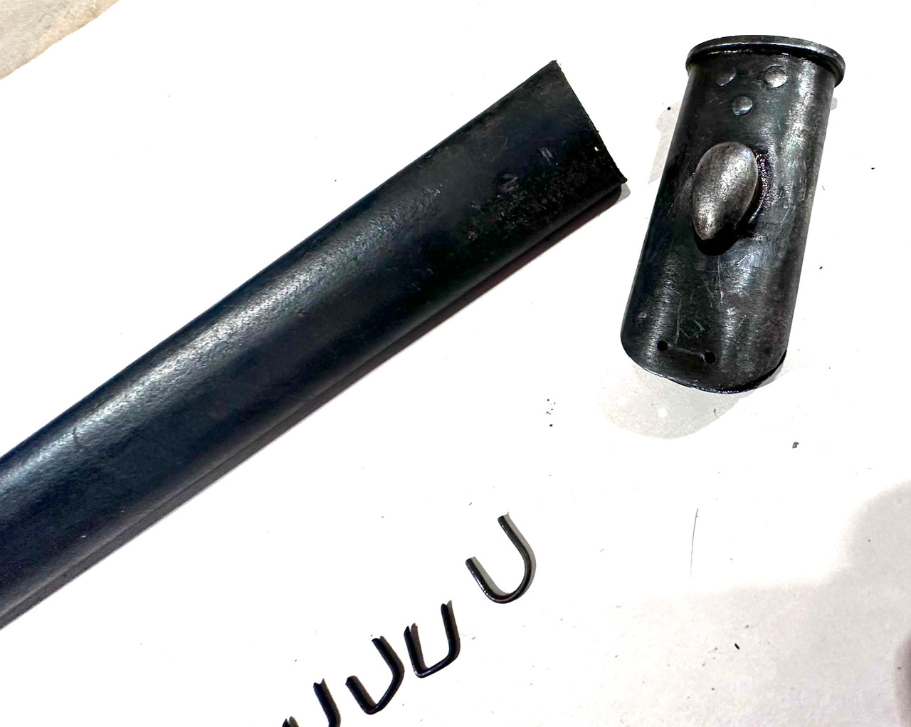 1907 Bayonet No. 1 Scabbard Kit - Early 'teardrop' Unnumbered