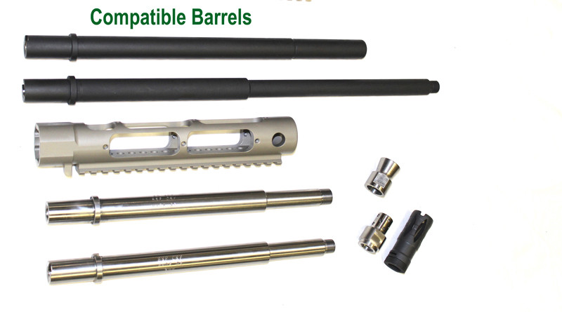 STG Universal Barrel Shroud with Extra Rail (NiB Plated) - BRP CORP