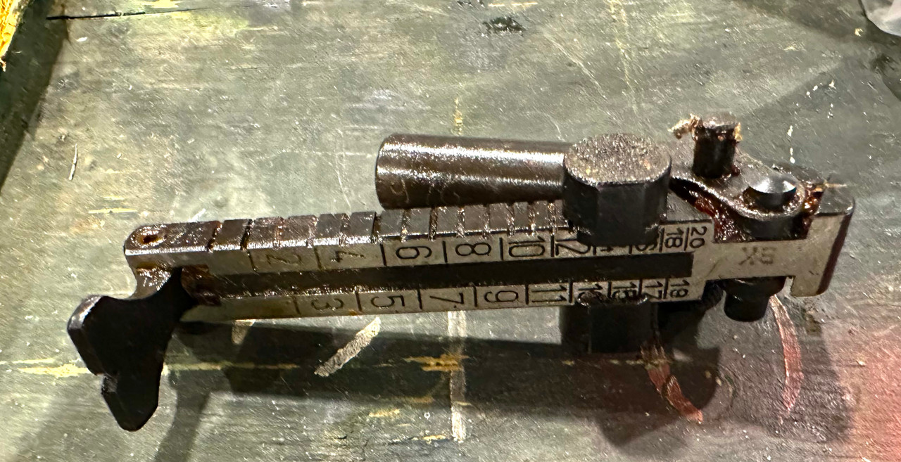 MG42/53 Rear Sight Assembly, 8mm (Yugo markings)