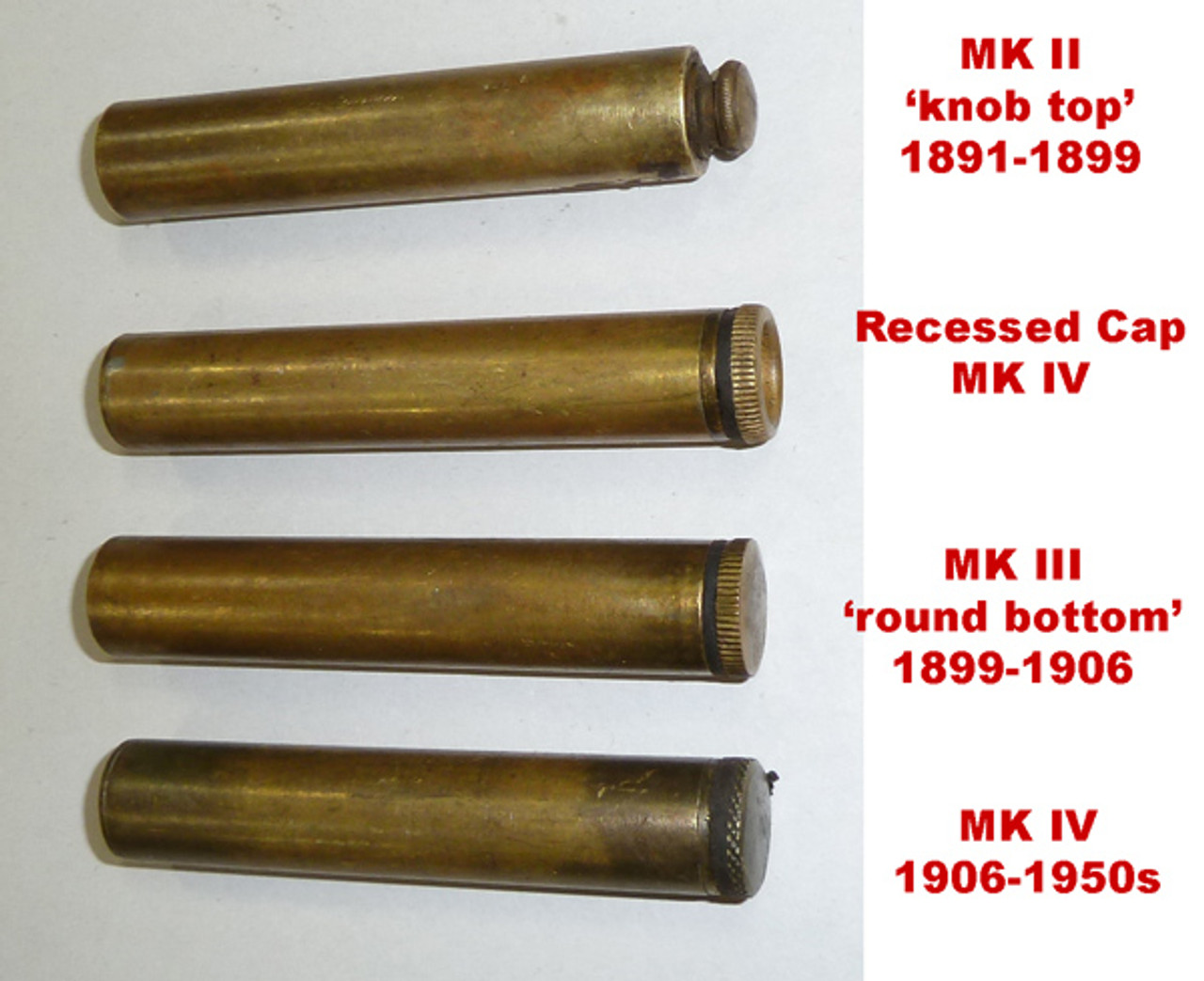 SMLE MK II  Brass  Oiler (knob top) - Unnumbered