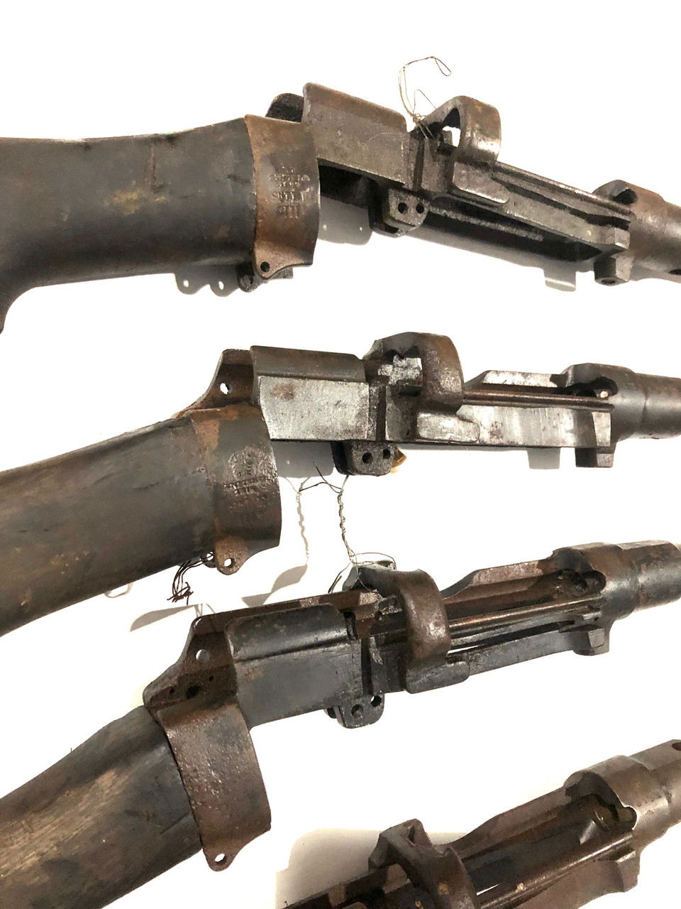 Lot 10: 5 x ENFIELD No1 MKIII DP Barreled Receivers with Cut Barrels (FFL Required)