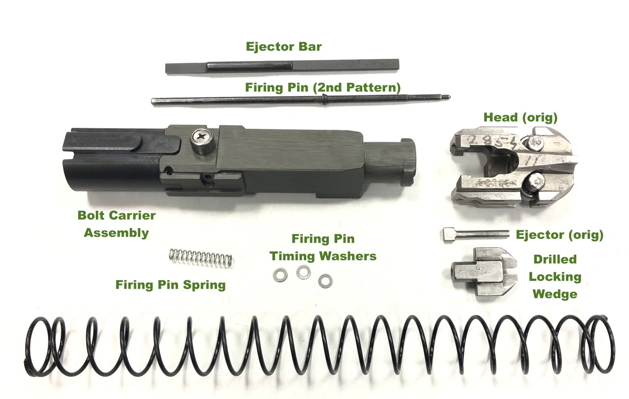 BRP Second Pattern Semi Auto Bolt Assembly with Removable Rear Extension