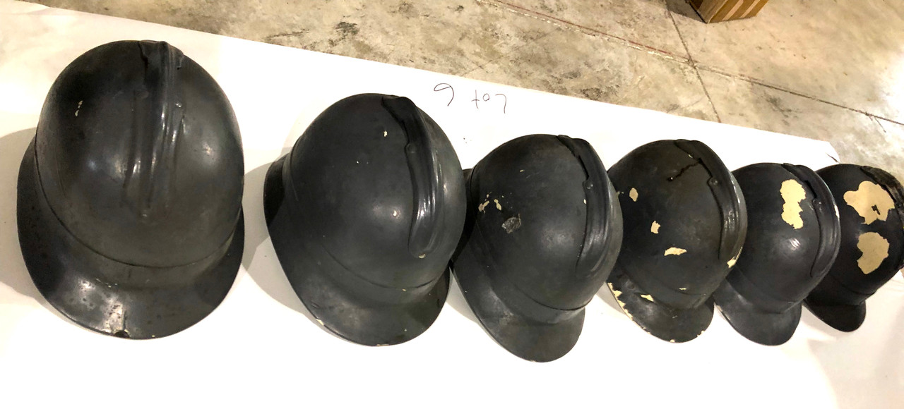 Lot 6: 6 x Original Antifa Commie Riot Helmets - Yugoslav