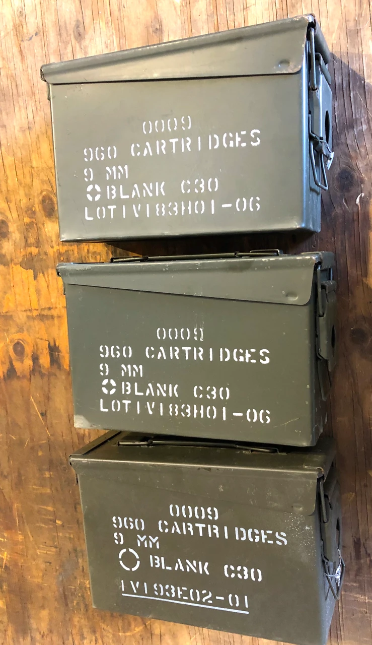 9mm (Blank Ammo)  IVI Canadian Military - 2880rds - FREE SHIP