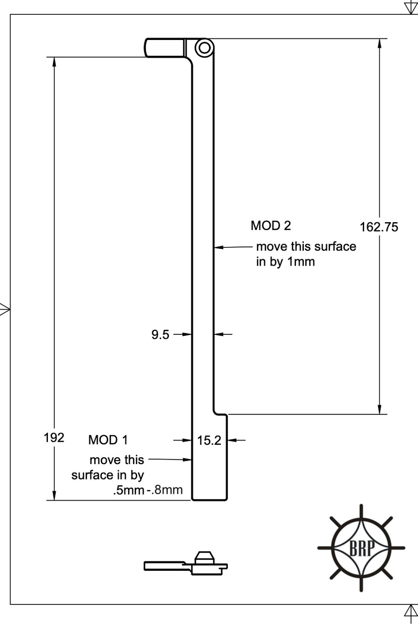 MG42 SA Rear Sheet Metal Kit Welded - 16" Long  (FREE Delivery)