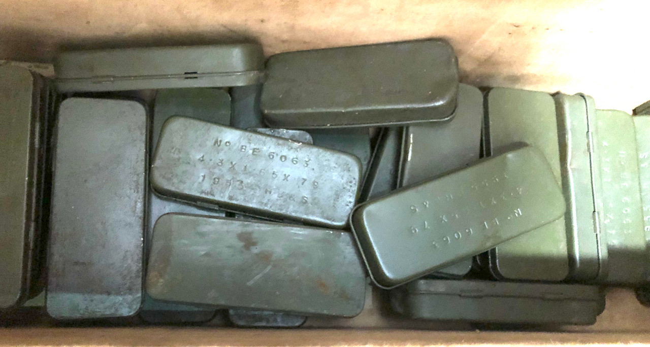 Small Parts Tin (for wallet) - Post War - Low Grade Condition