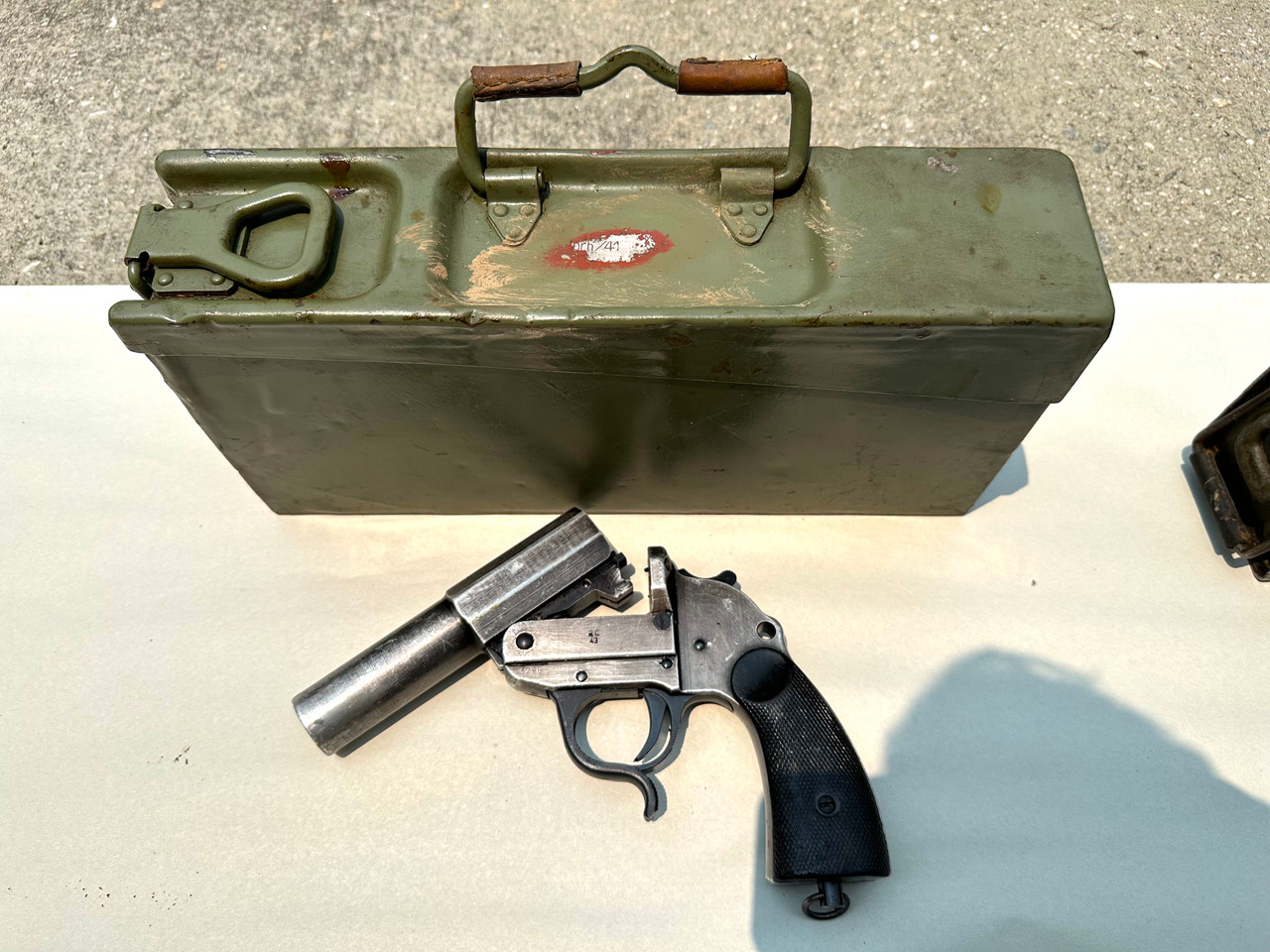 Lot 230717-04: Walther 1943 dated LP34 with Pattern 34 Ammo Can -  (SHIPS FREE)