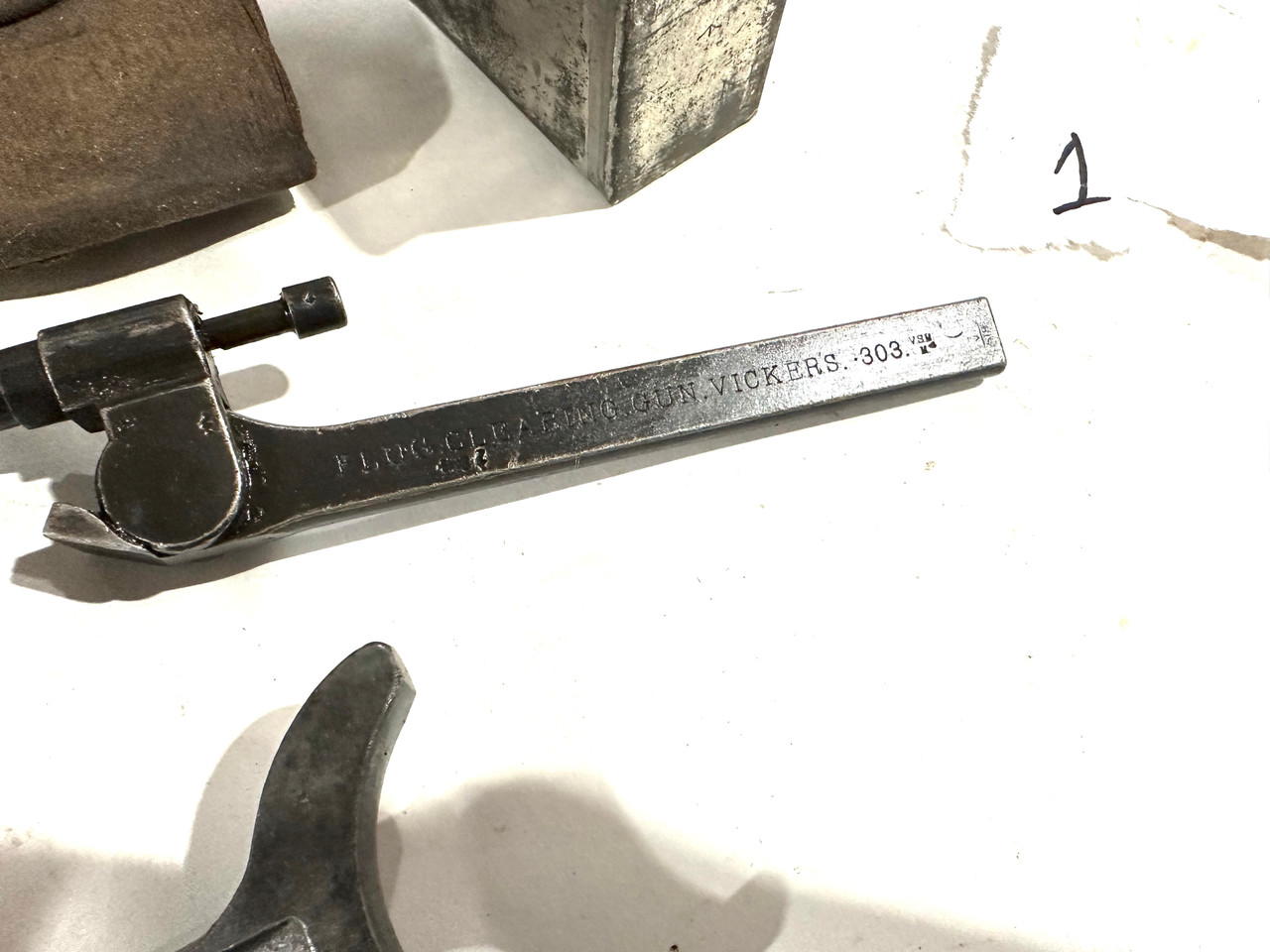 Lot 230719-01: Vickers Tools and Tin Lot