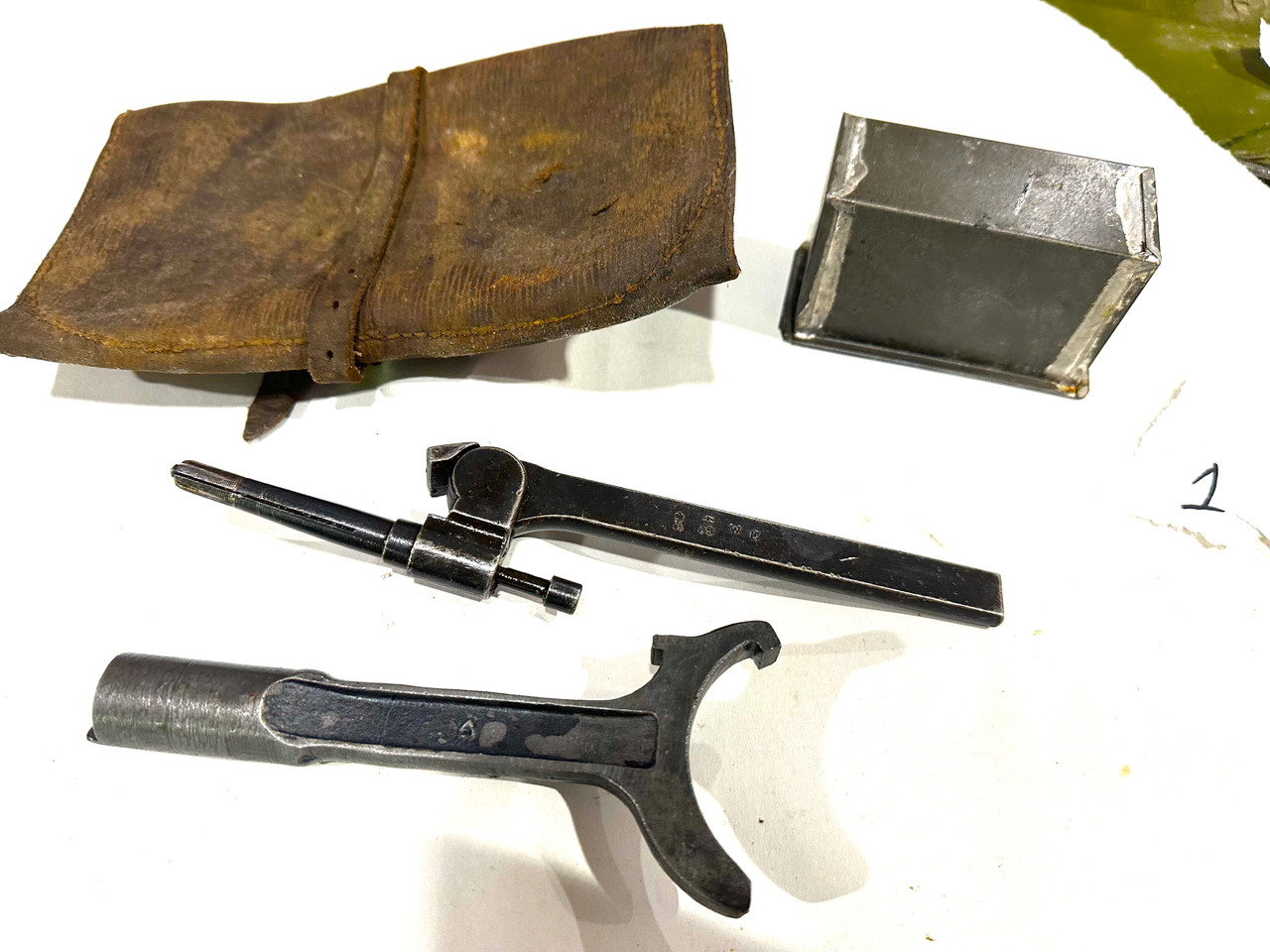 Lot 230719-01: Vickers Tools and Tin Lot