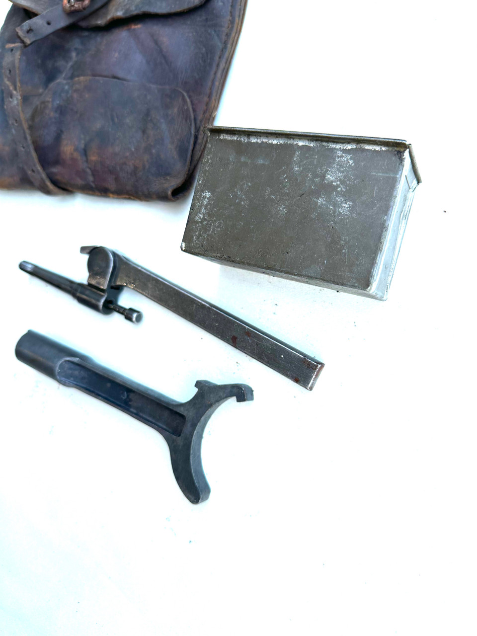 Lot 230719-03: Vickers Tools and Tin Lot