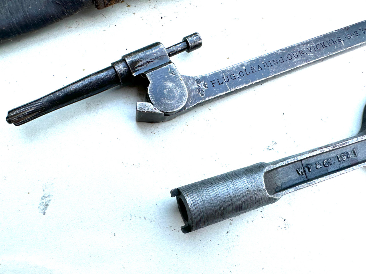 Lot 230719-05: Vickers Tools and Tin Lot