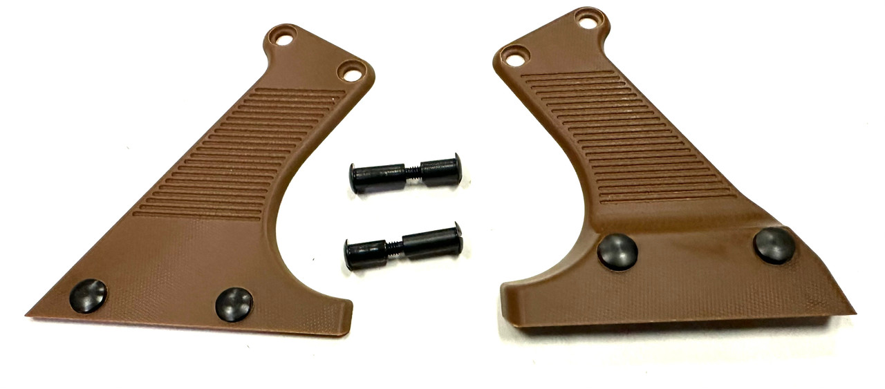 MG34 G10 Grip Set with Mounting Hardware (BROWN)