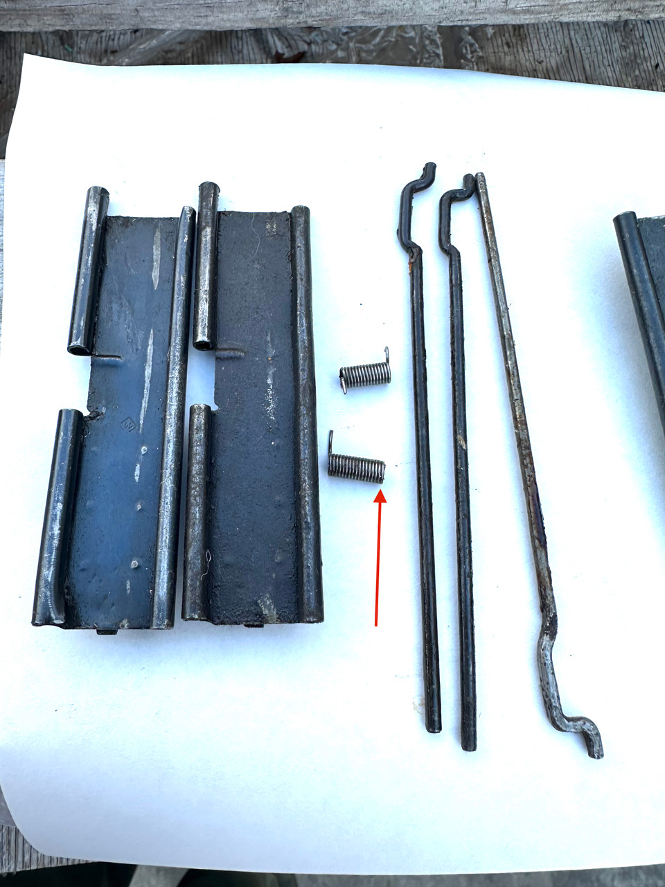 Lot of Five  MG42-53 8mm Ejection Port Covers - Low Grade