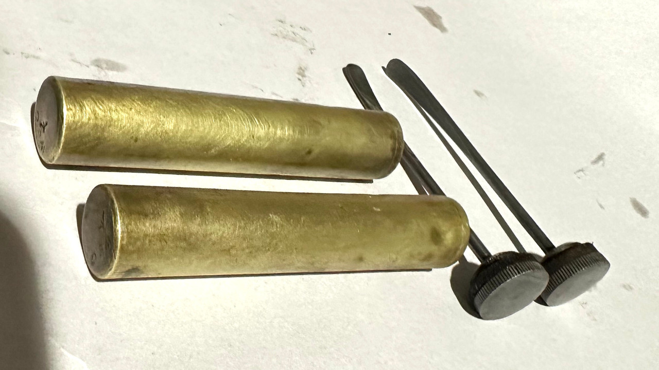 2401015-01 Lot of 2: SMLE MK IV Brass Oiler - WEC steel top - BRP CORP