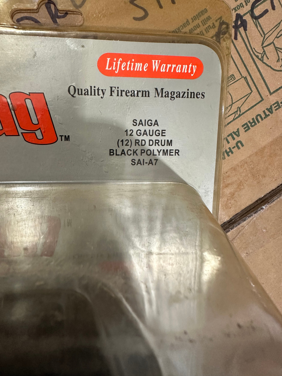 PROMAG SAIGA 12 GAUGE 12RD POLYMER DRUM MAGAZINE SAI-A7