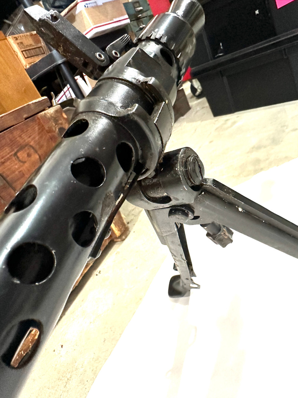 Lot: MG34 Display Gun with Parts