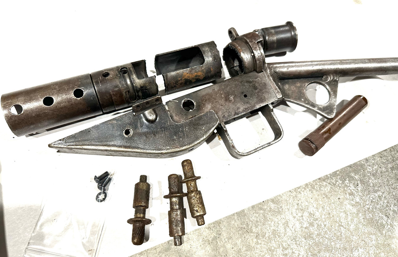 STEN MkII Cut Parts Lot - Low Grade Condition