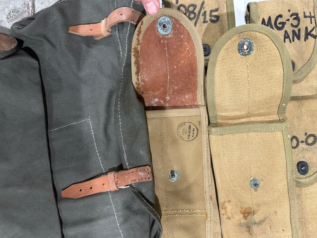 Lot 250313-02: USGI Browning Canvas Items