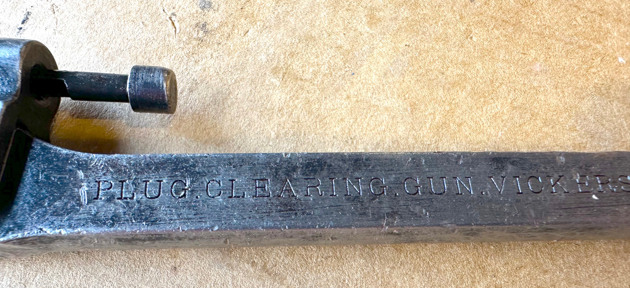 Worn Finish Vickers, Lewis, & BREN Clearing Plug (first Pattern) Machined Handle