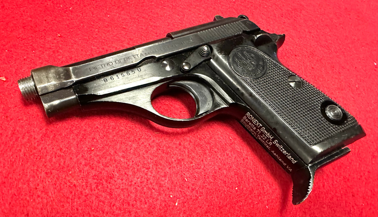 Lot 565U: Beretta 71 .22LR Mossad Threaded Barrel - Good Condition - FFL Required