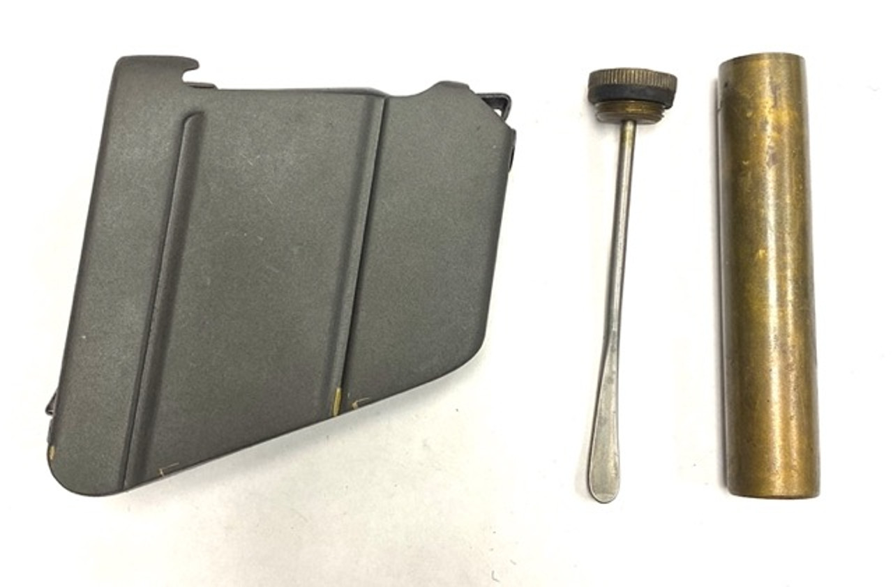 Enfield No1 Mk3 Magazine (Newly Parkerized) and Enfield Oiler - Very Good