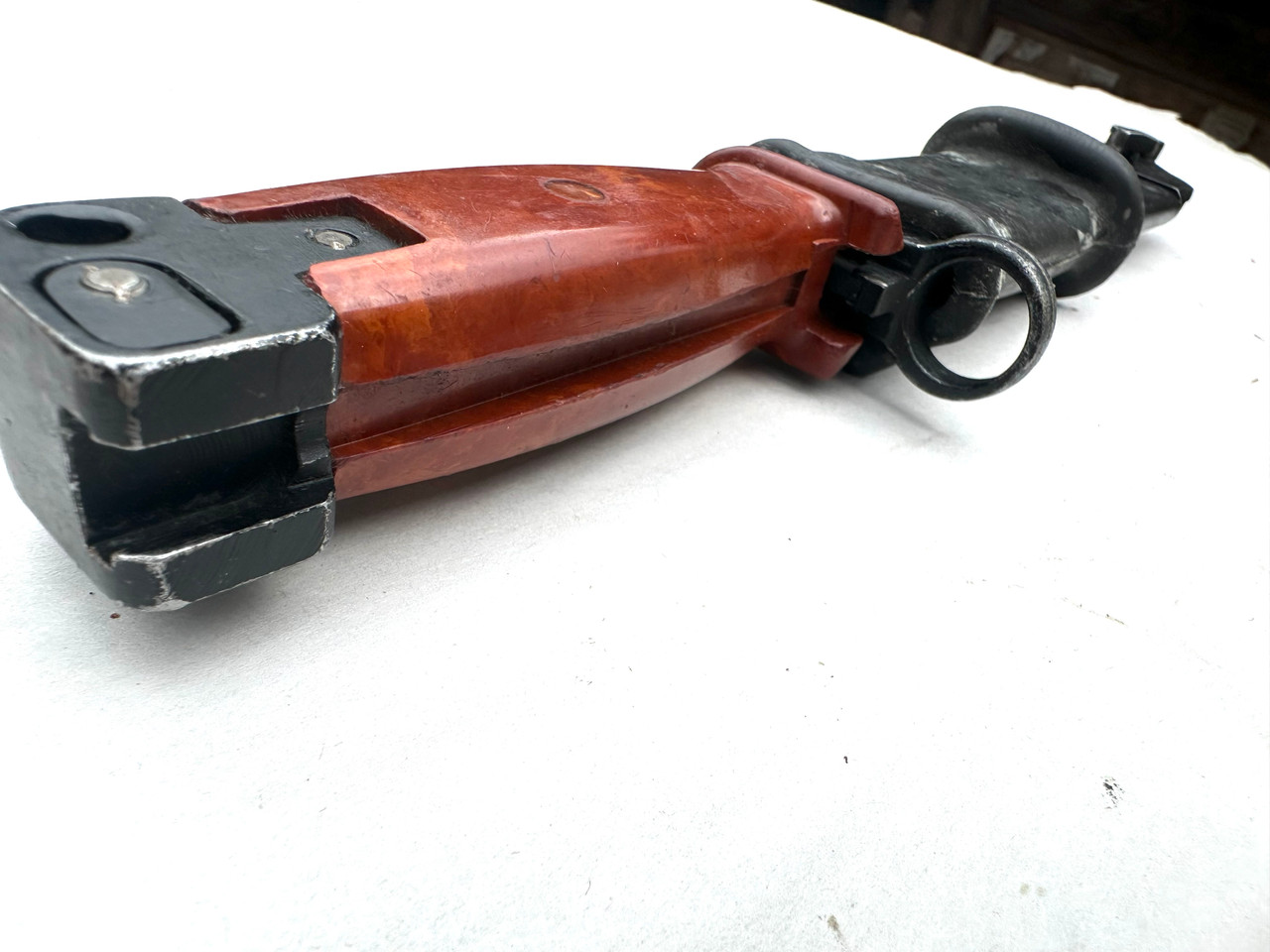 Polish AK Bayonet and Scabbard With Rubber Insulator