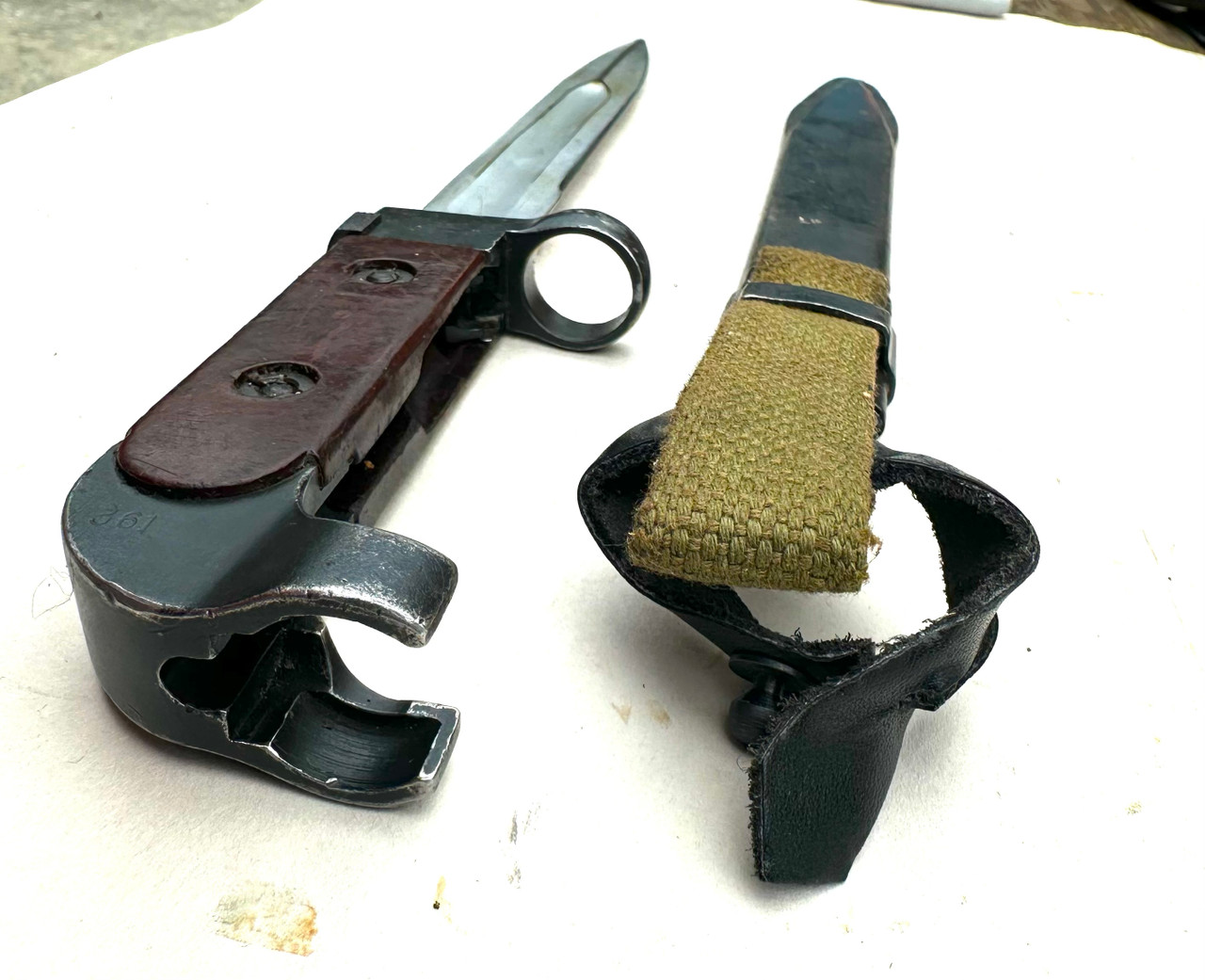 Early AK-47 Type 1 Bayonet with Scabbard