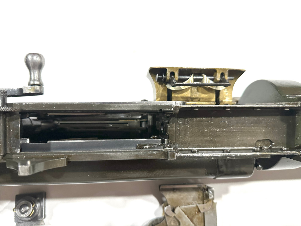 Lot RM-250731-03: Aussie Vickers MMG Parts Kit  and Display (ships free)