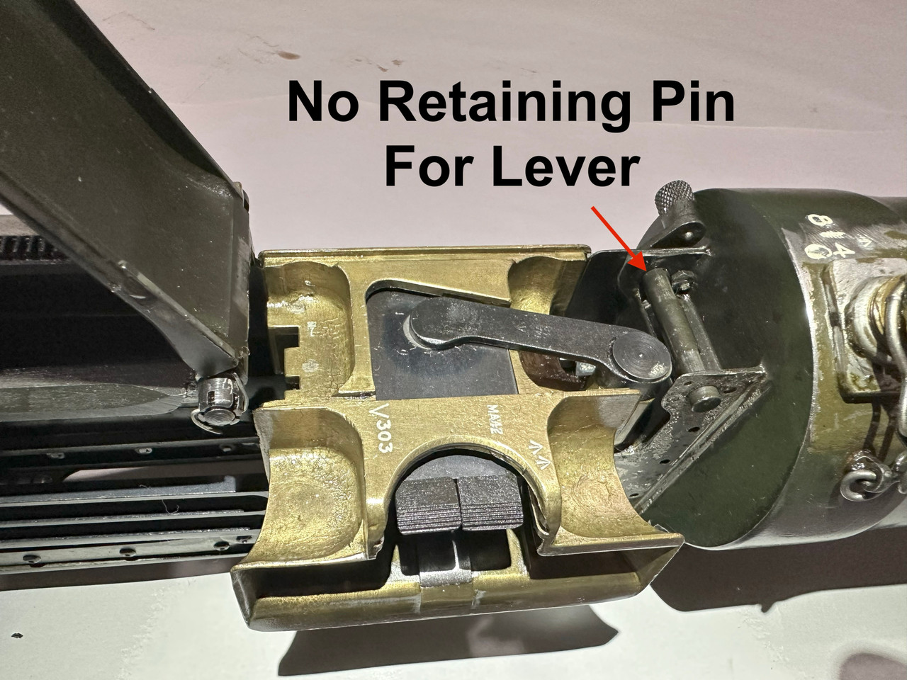 Lot RM-250731-03: Aussie Vickers MMG Parts Kit  and Display (ships free)