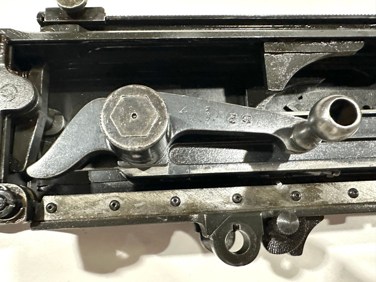 Lot RM-250731-03: Aussie Vickers MMG Parts Kit  and Display (ships free)